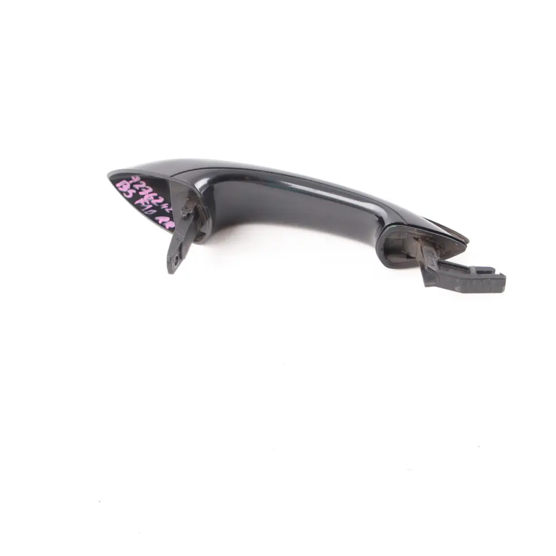  Door Handle BMW F10 F11 Grab Rear Right O/S Outside Black Sapphire Metallic 475 - SKU 7276242-BS1 - Part number 7276242