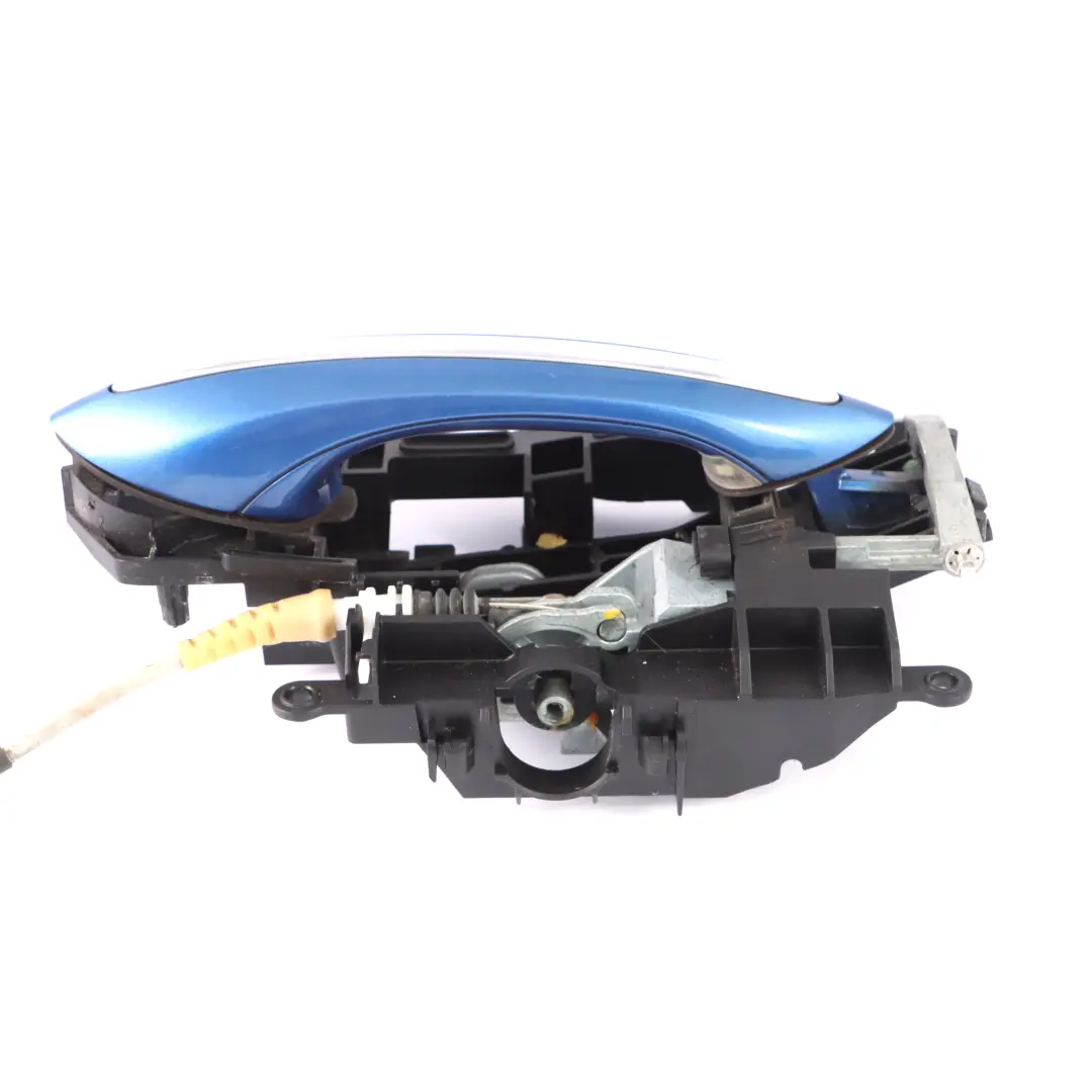 Asidero Completo Puerta Trasera Derecha Montecarlo Azul B05 para BMW F10 F11 con número de pieza 7276242 BMW F10 F11 Asidero Completo Puerta Trasera Derecha Montecarlo Azul B05 - SKU 7276242-MCB - Número de pieza 7276242