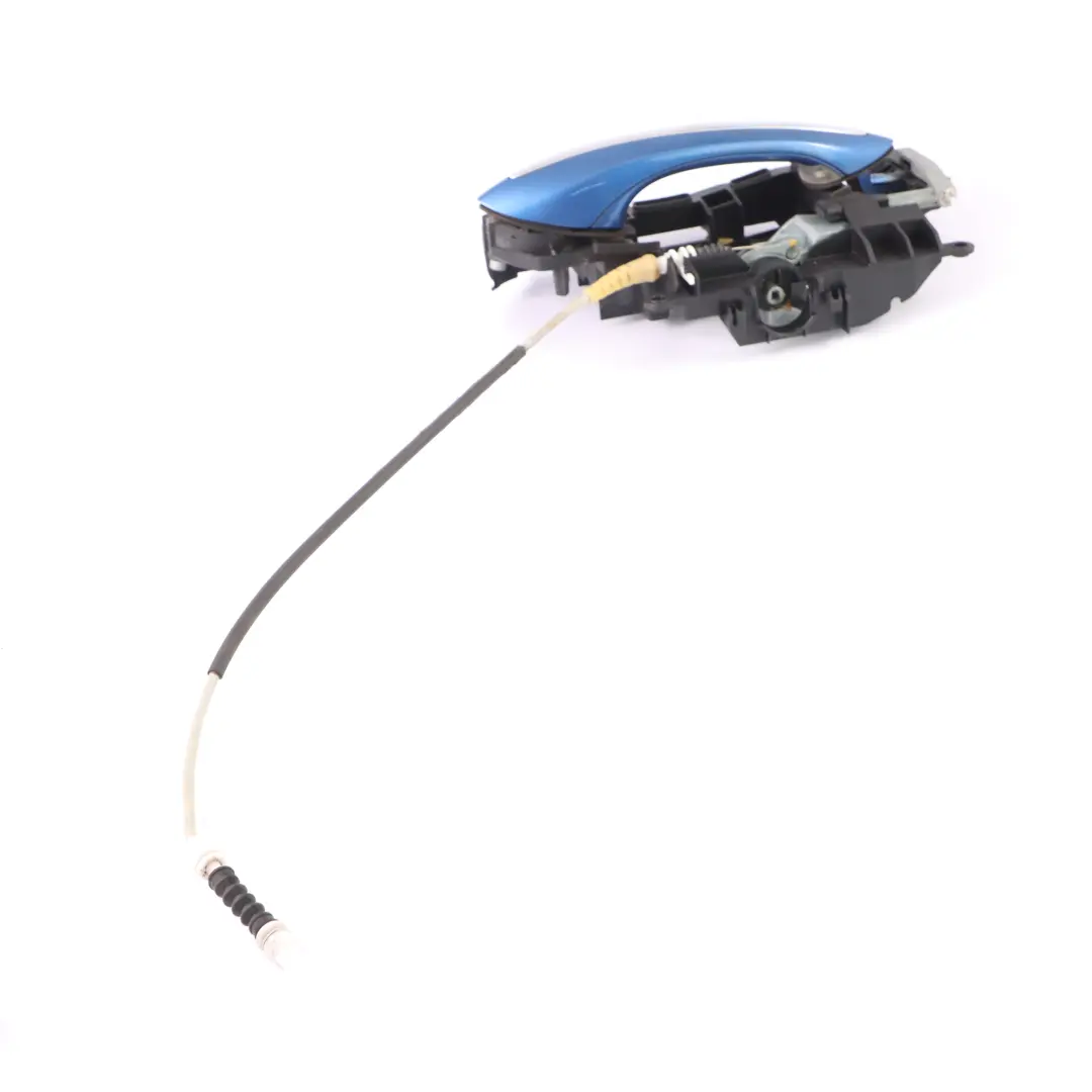 Asidero Completo Puerta Trasera Derecha Montecarlo Azul B05 para BMW F10 F11 con número de pieza 7276242 BMW F10 F11 Asidero Completo Puerta Trasera Derecha Montecarlo Azul B05 - SKU 7276242-MCB - Número de pieza 7276242