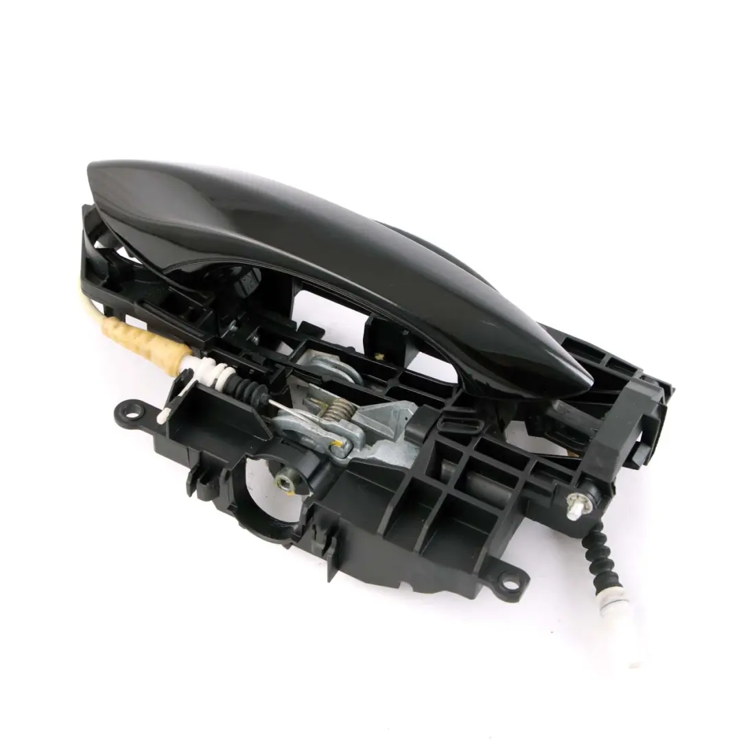 BMW 5 Series F10 F11 Complete Rear Right Grab Handle O/S Schwarz 2 Black 668 - SKU 7276242-SCH - Part number 7276242