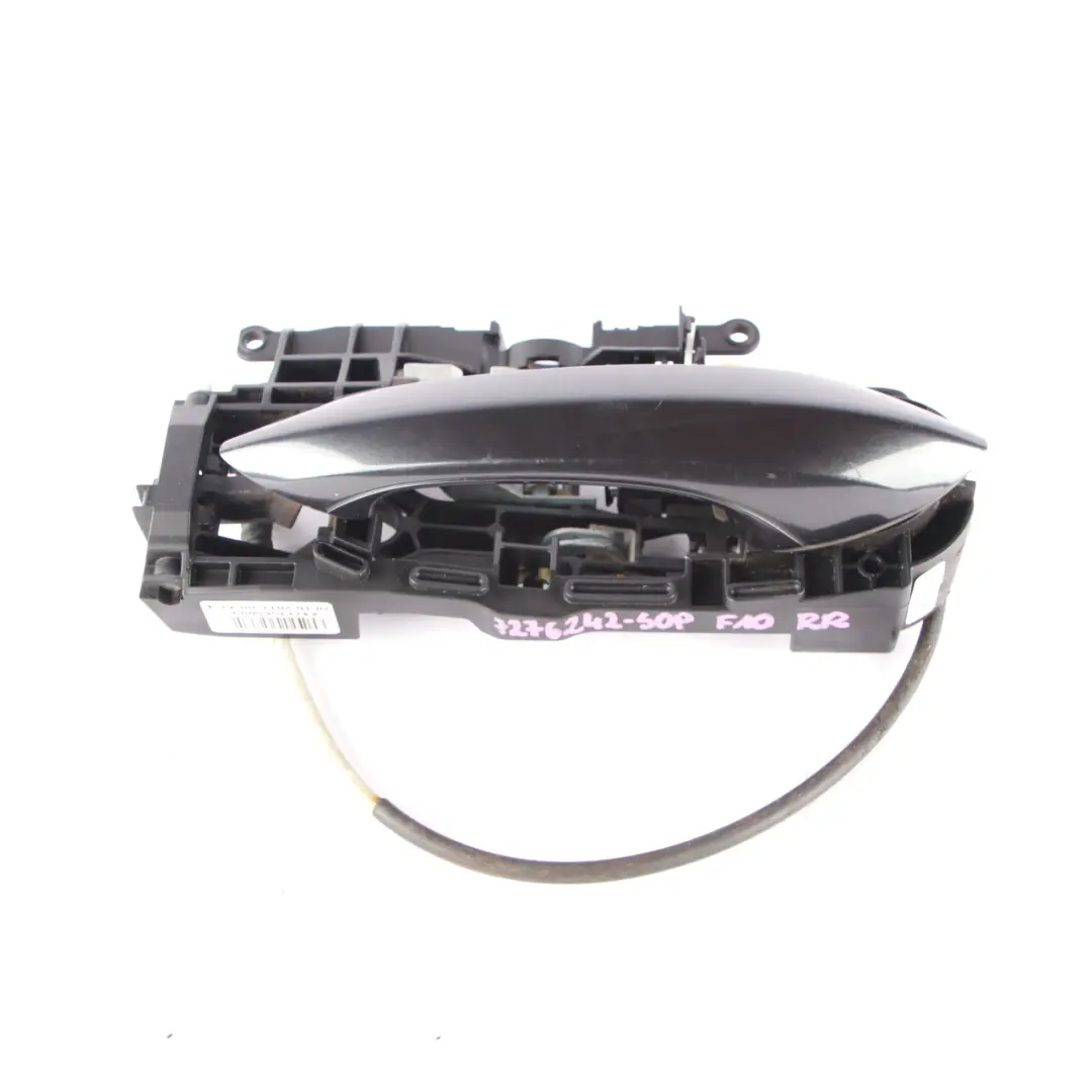 Grab Handle Complete Rear Right Door O/S Sophisto Grey to BMW F10 F11 with Part number 7276242 BMW F10 F11 Grab Handle Complete Rear Right Door O/S Sophisto Grey - SKU 7276242-SOP - Part number 7276242