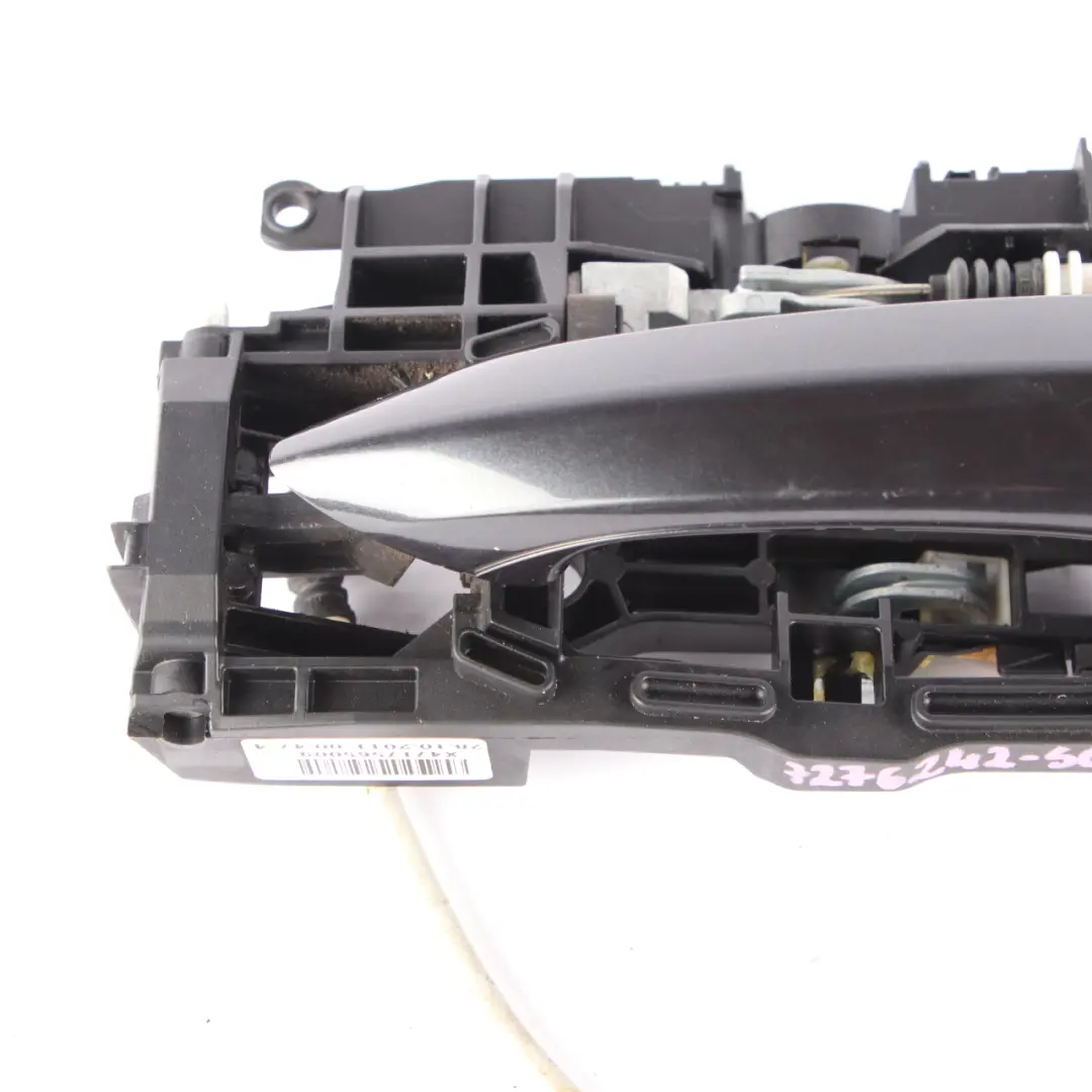 BMW F10 F11 Haltegriff Komplett Hinten Rechts Tür O/S Sophisto Grau - SKU 7276242-SOP - Teilenummer 7276242
