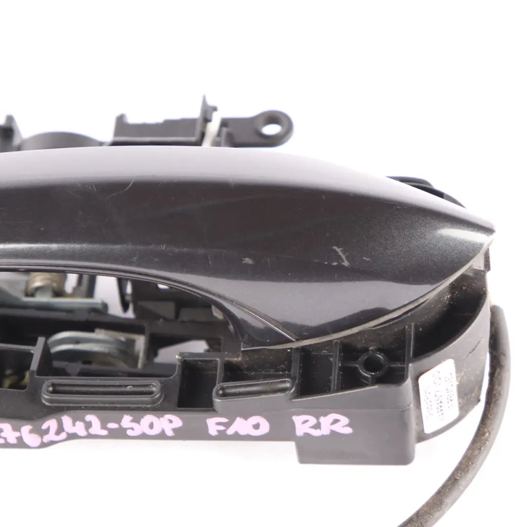 BMW F10 F11 Grab Handle Complete Rear Right Door O/S Sophisto Grey - SKU 7276242-SOP - Part number 7276242