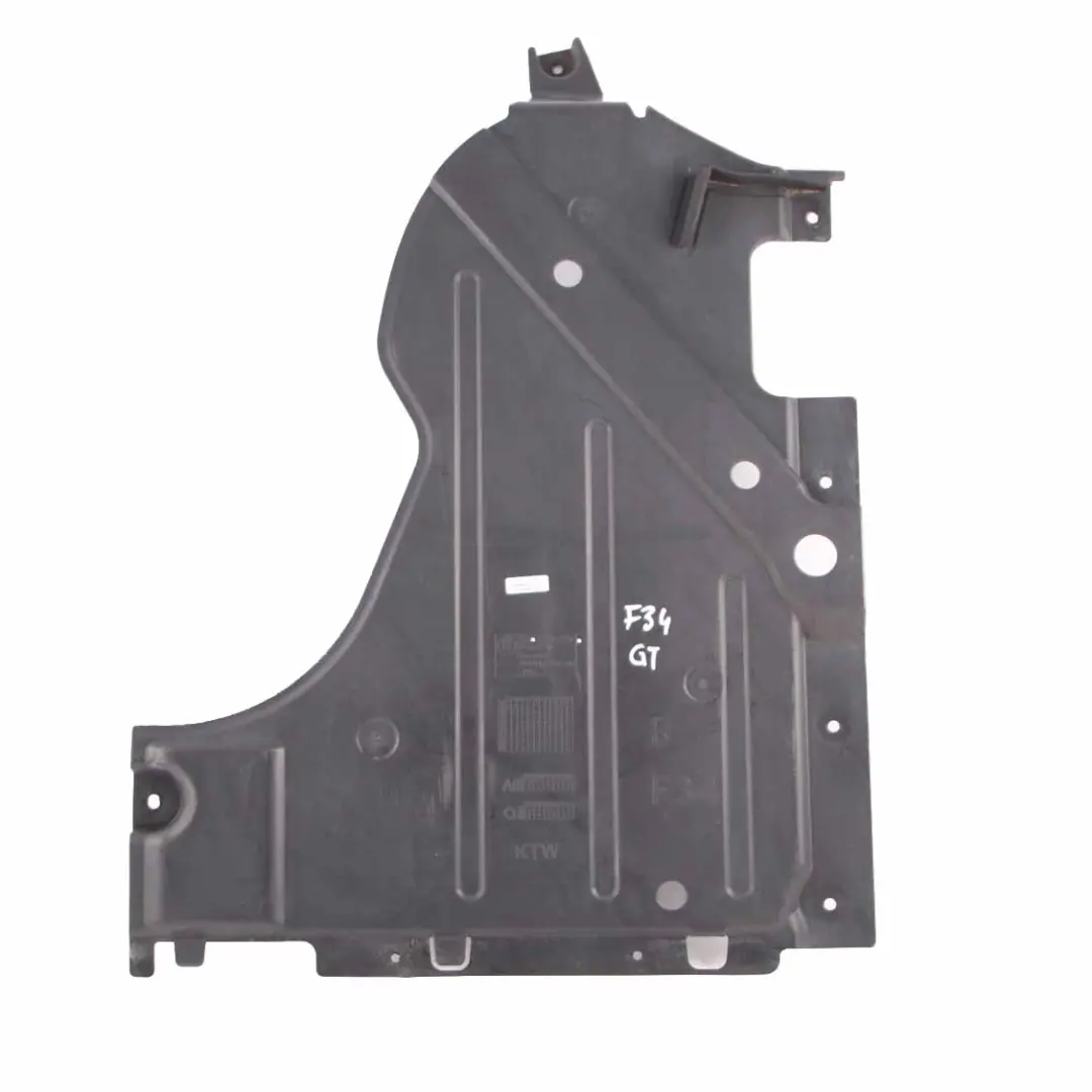 Underbody Cover BMW F34 GT Right O/S Undertray Guard Shield Panel to with Part number 7276298 Underbody Cover BMW F34 GT Right O/S Undertray Guard Shield Panel - SKU 7276298 - Part number 7276298