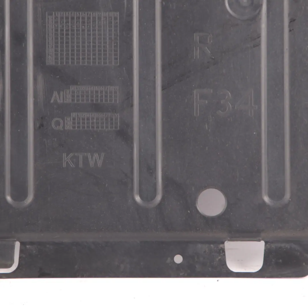 Underbody Cover BMW F34 GT Right O/S Undertray Guard Shield Panel to with Part number 7276298 Underbody Cover BMW F34 GT Right O/S Undertray Guard Shield Panel - SKU 7276298 - Part number 7276298