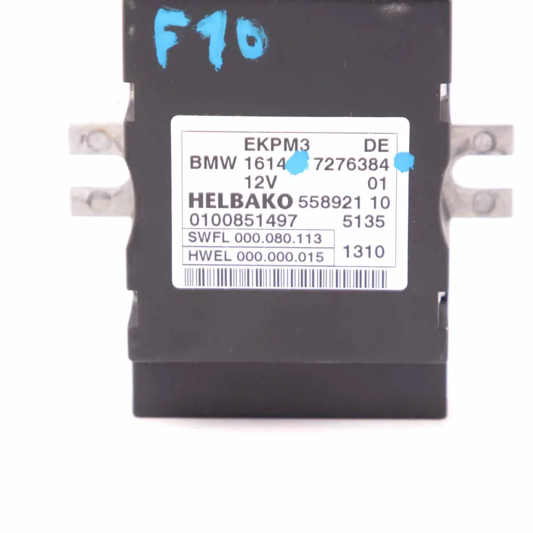 Unidad de Control Módulo ECU Bomba de Combustible BMW F10 F11 F01 - SKU 7276384 - Número de pieza 7276384