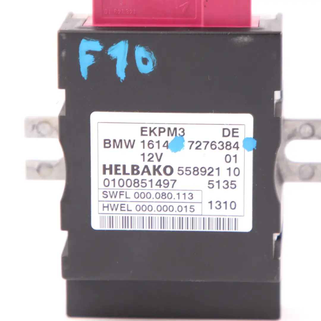 Control Unit Module ECU Fuel Pump BMW F10 F11 F01 - SKU 7276384 - Part number 7276384
