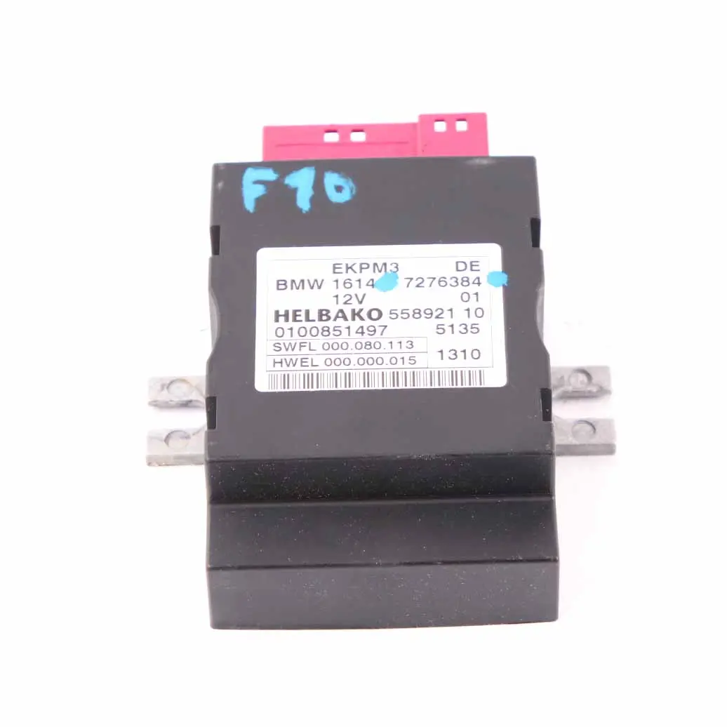 Control Unit Module ECU Fuel Pump BMW F10 F11 F01 - SKU 7276384 - Part number 7276384