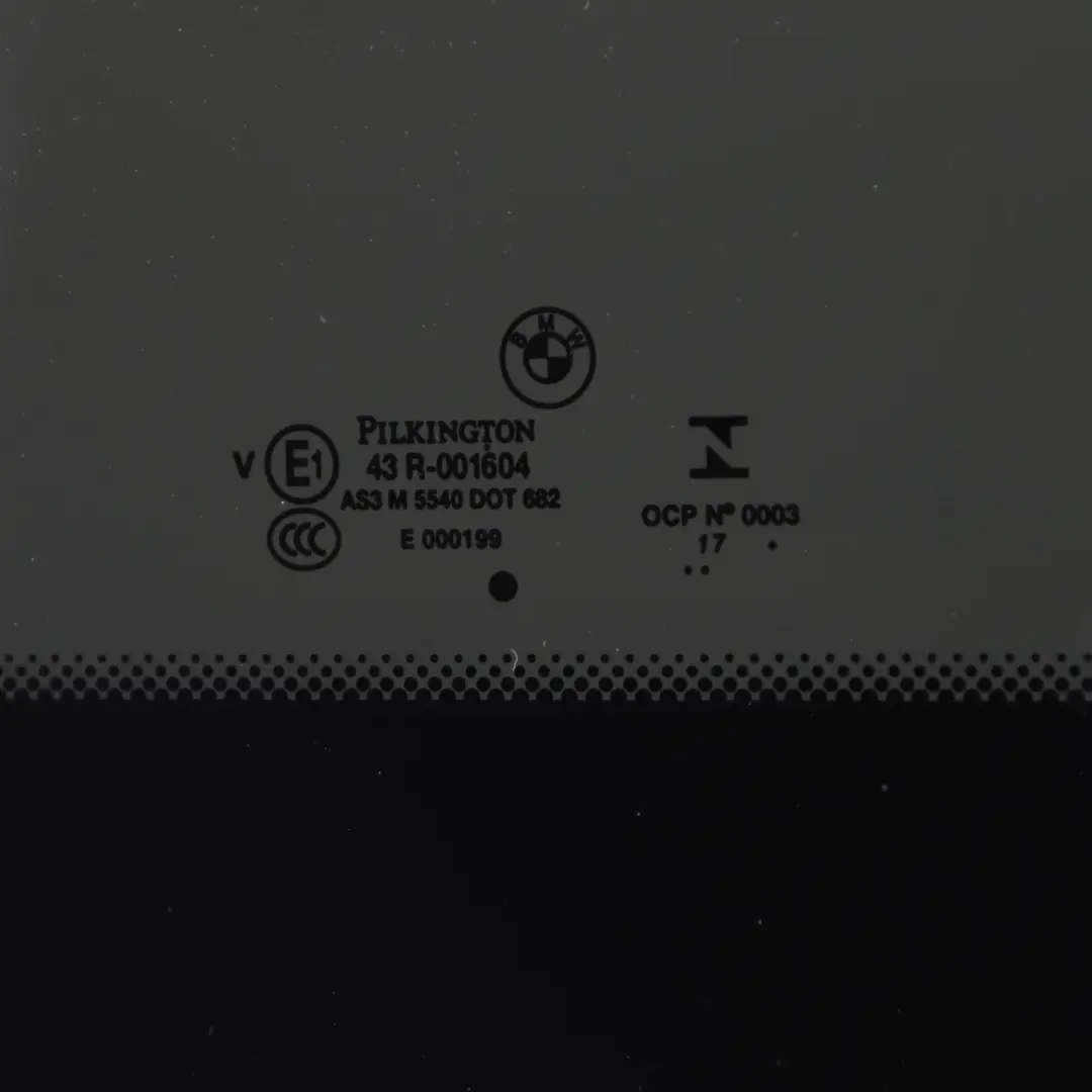  Tetto Panoramico BMW F20 Scorrevole Copertura Tetto Vetro Finestra AS3 - SKU 7276416 - Numero di parte 7276416