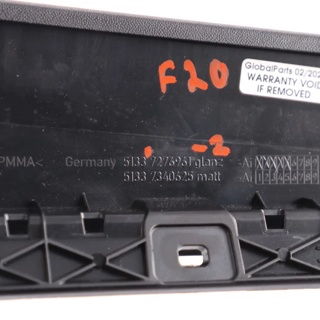 Colonne B Couvre Porte Avant Gauche Panneau Brillant pour BMW F20 à propos du numéro de pièce 7276961 BMW F20 Colonne B Couvre Porte Avant Gauche Panneau Brillant - SKU 7276961-2 - Numéro de pièce 7276961