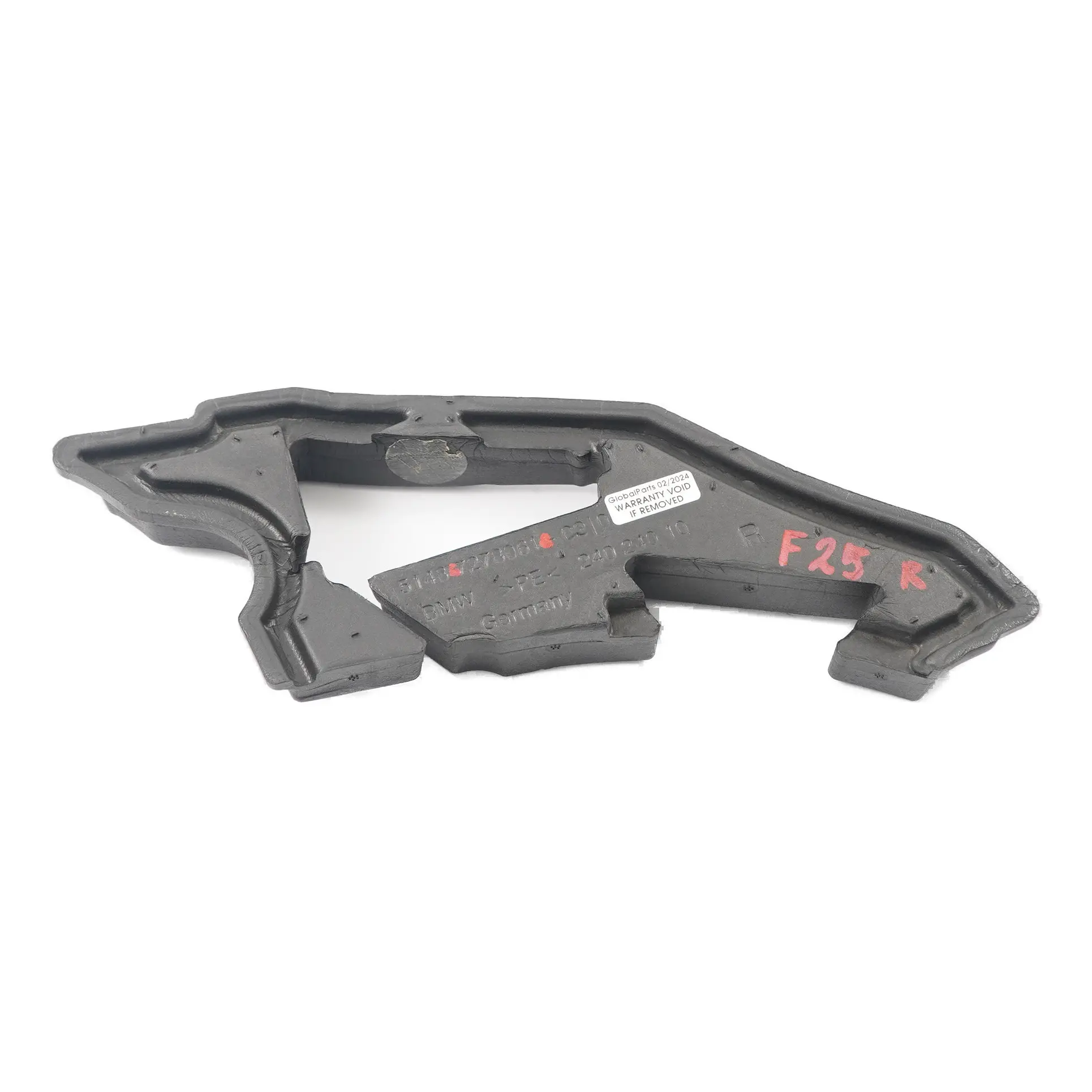 BMW X3 F25 Paratia anteriore fonoisolante parete laterale destra 7278061