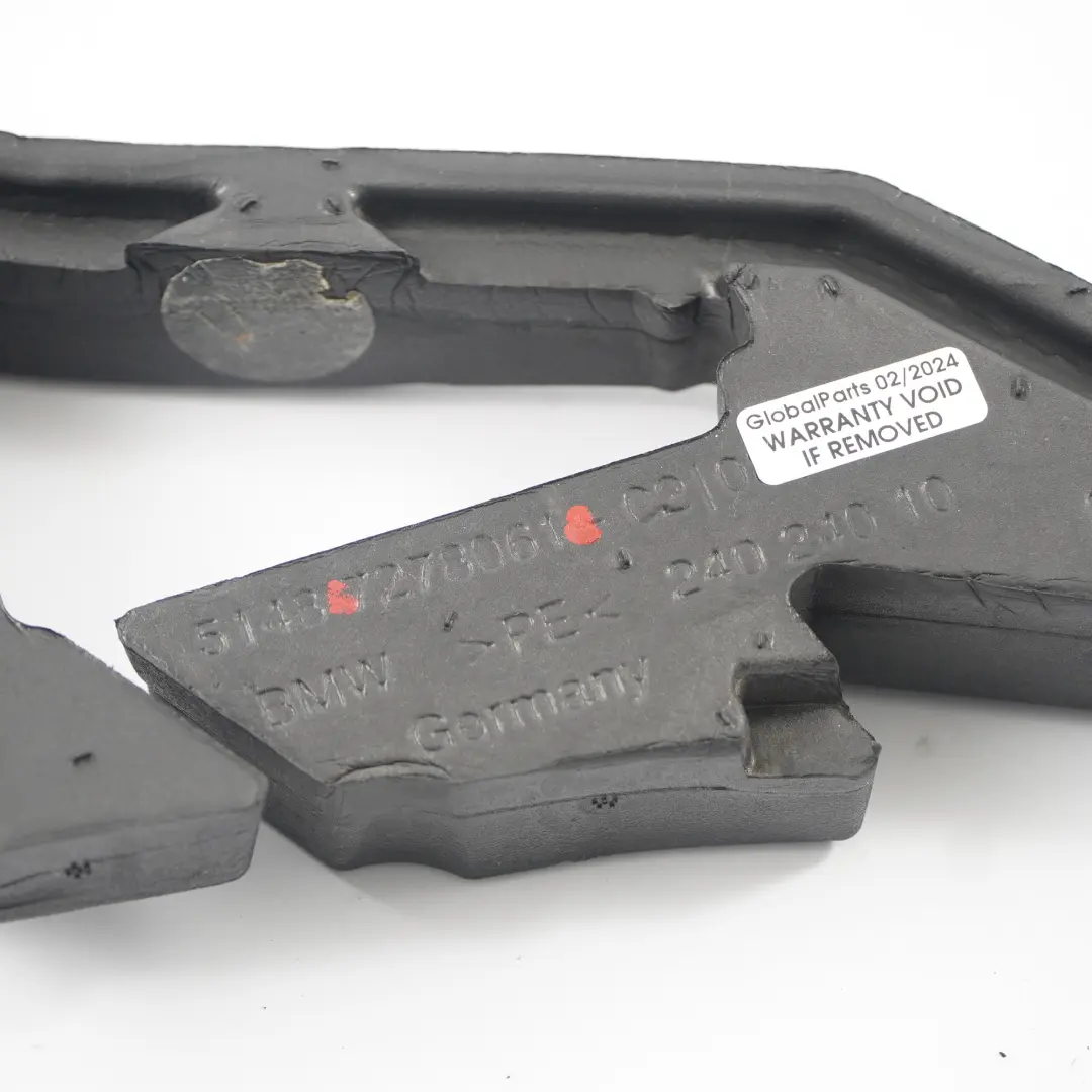 BMW X3 F25 Schall dämmende Fronttrennwand Seitenwand Rechts - SKU 7278061 - Teilenummer 7278061