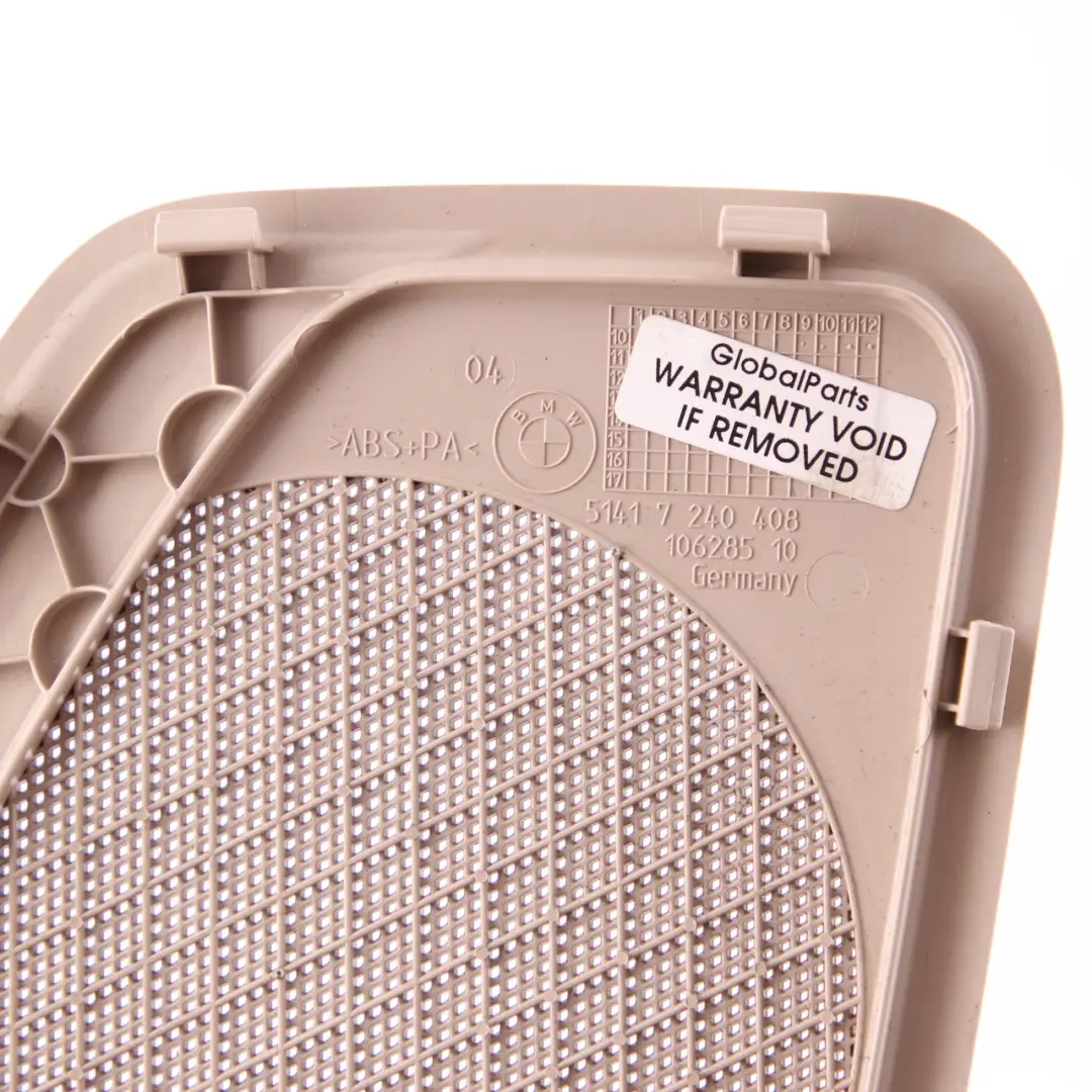 Tapa Altavoz Puerta BMW F20 F21 F22 Panel Recorte Derecho Oyster 7240408 para con número de pieza 7278446 Tapa Altavoz Puerta BMW F20 F21 F22 Panel Recorte Derecho Oyster 7240408 - SKU 7278446 - Número de pieza 7278446