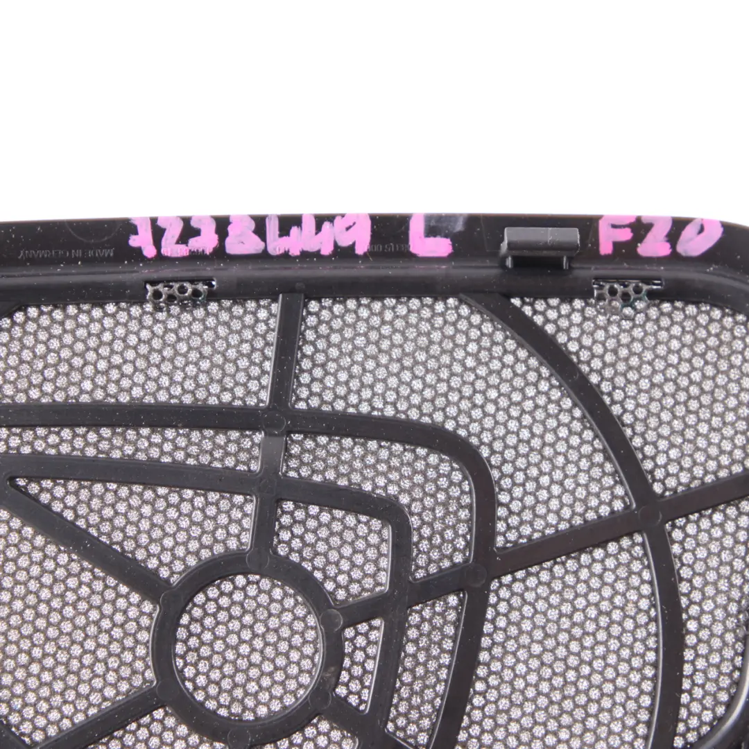 Speaker Cover Trim Panel Front Door Left N/S Black to BMW F20 F21 F22 with Part number 7278449 BMW F20 F21 F22 Speaker Cover Trim Panel Front Door Left N/S Black - SKU 7278449 - Part number 7278449