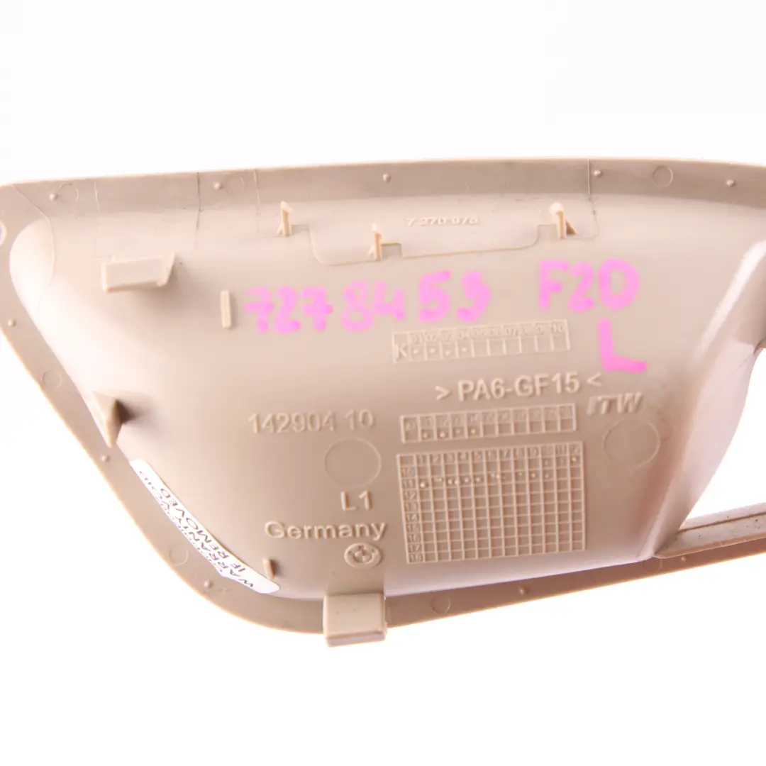 BMW F20 F21 F22 Lewa Osłona Obudowa Klamki Drzwi - SKU 7278453 - Numer Części 7278453