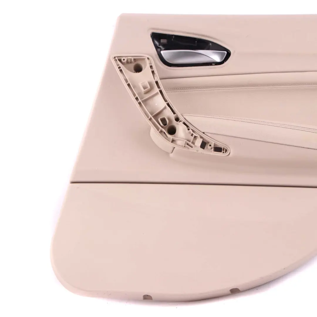 Panneau de Carte de Porte Arrière Droite Revêtement Cuir Dakota Oyster pour BMW F20 à propos du numéro de pièce 7278492 BMW F20 Panneau de Carte de Porte Arrière Droite Revêtement Cuir Dakota Oyster - SKU 7278492 - Numéro de pièce 7278492