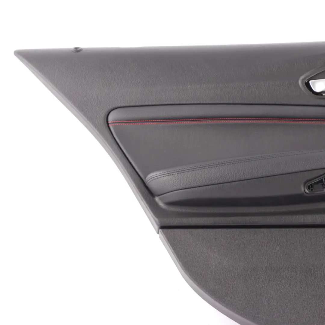 BMW F20 Carte de Porte Arrière Gauche Doublure Cuir Dakota Noir Rouge - SKU 7278493 - Numéro de pièce 7278493
