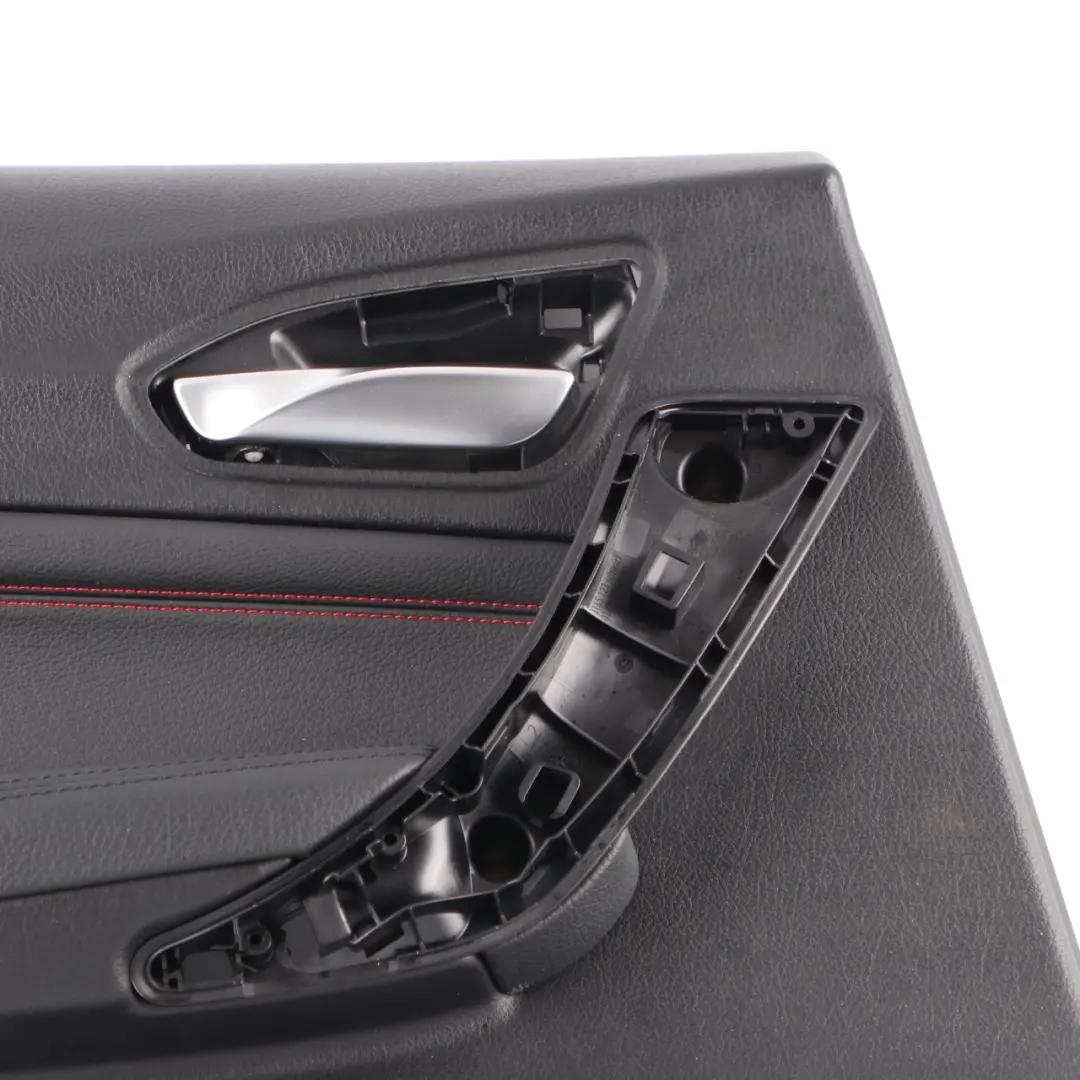 BMW F20 Carte de Porte Arrière Gauche Doublure Cuir Dakota Noir Rouge - SKU 7278493 - Numéro de pièce 7278493