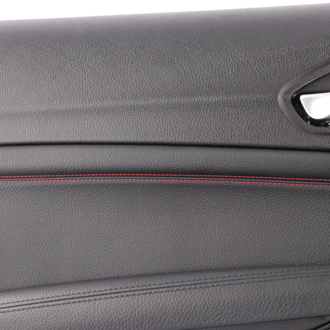 BMW F20 Scheda Porta Posteriore Sinistra Fodera Pelle Dakota Nero Rosso - SKU 7278493 - Numero di parte 7278493