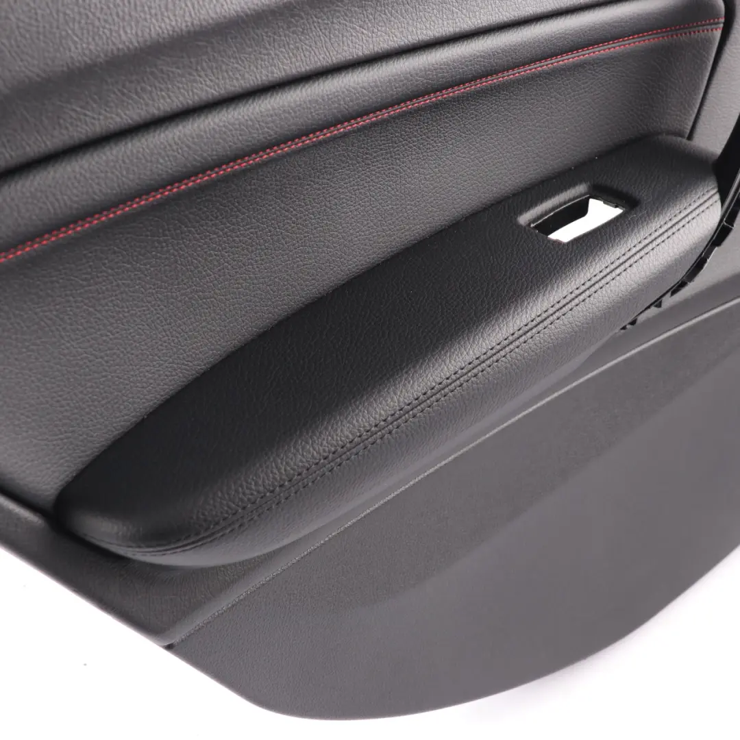 BMW F20 Scheda Porta Posteriore Sinistra Fodera Pelle Dakota Nero Rosso - SKU 7278493 - Numero di parte 7278493