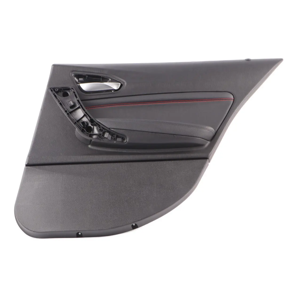 BMW F20 Scheda Porta Posteriore Destra Fodera Pelle Dakota Nero Rosso