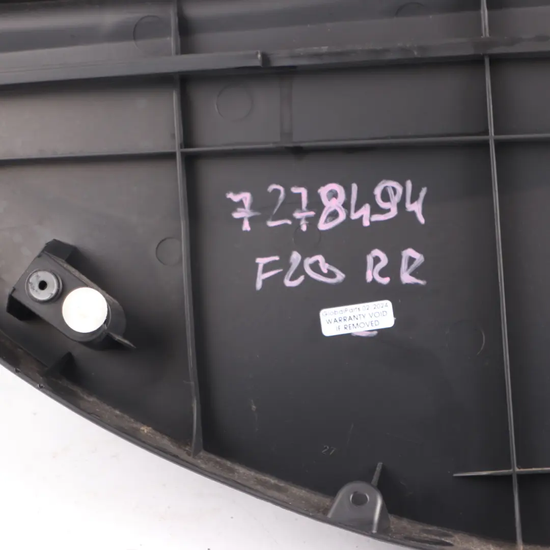 BMW F20 Boczek Tapicerka Drzwi Tył Prawy Skóra Czarna - SKU 7278494 - Numer Części 7278494