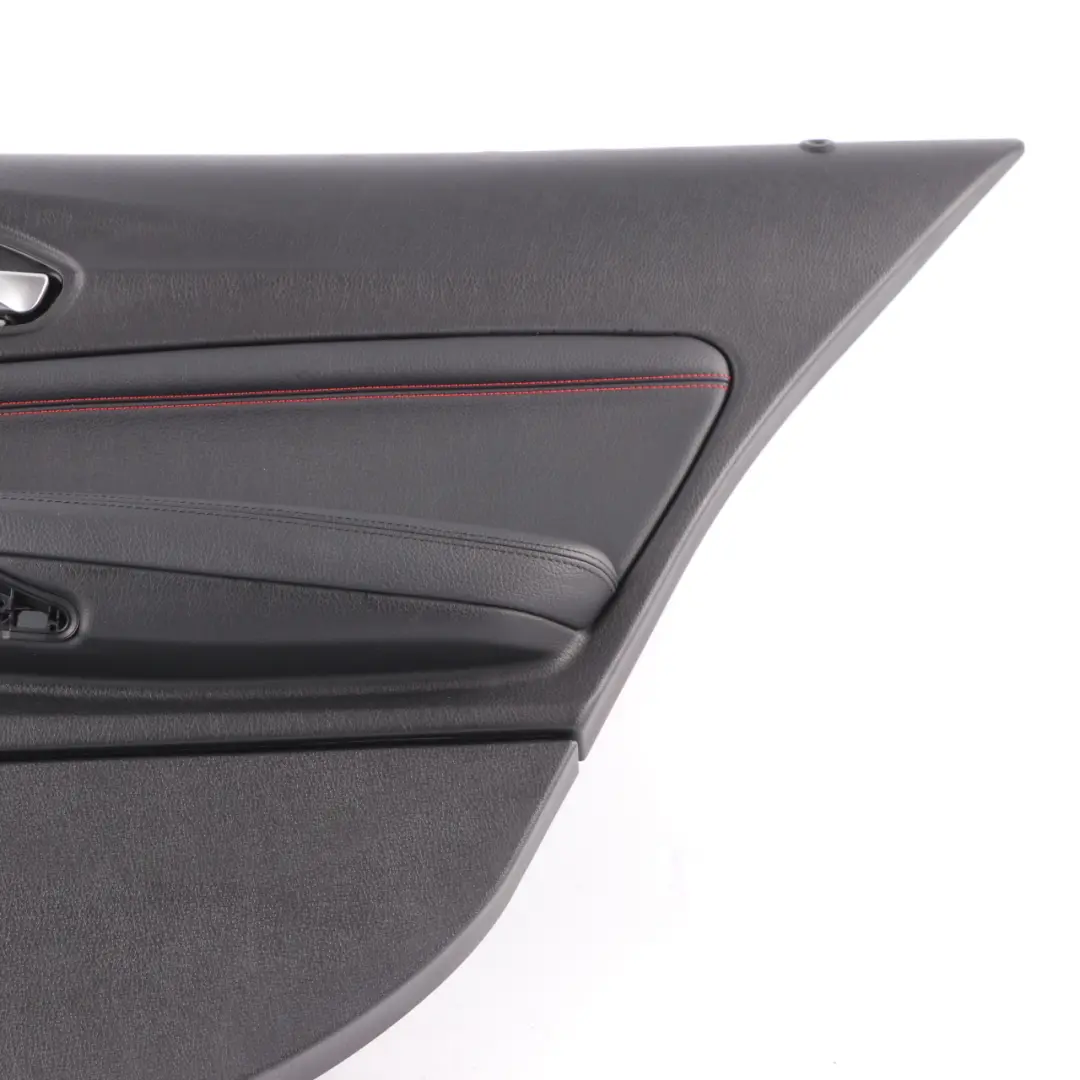 BMW F20 Scheda Porta Posteriore Destra Fodera Pelle Dakota Nero Rosso - SKU 7278494 - Numero di parte 7278494