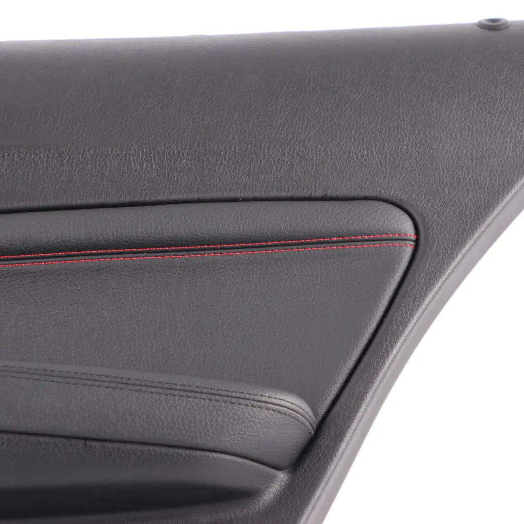 BMW F20 Scheda Porta Posteriore Destra Fodera Pelle Dakota Nero Rosso - SKU 7278494 - Numero di parte 7278494