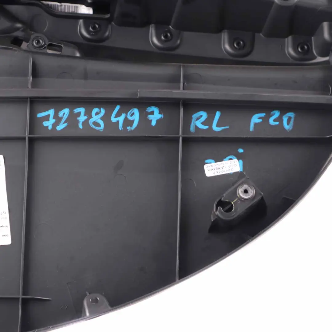 BMW F20 Door Card Rear Left N/S Lining Leather Dakota Coral Red Black - SKU 7278497 - Part number 7278497