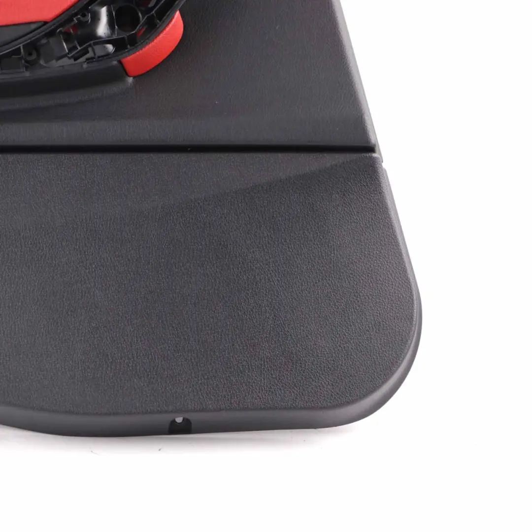 BMW F20 Door Card Rear Left N/S Lining Leather Dakota Coral Red Black - SKU 7278497 - Part number 7278497