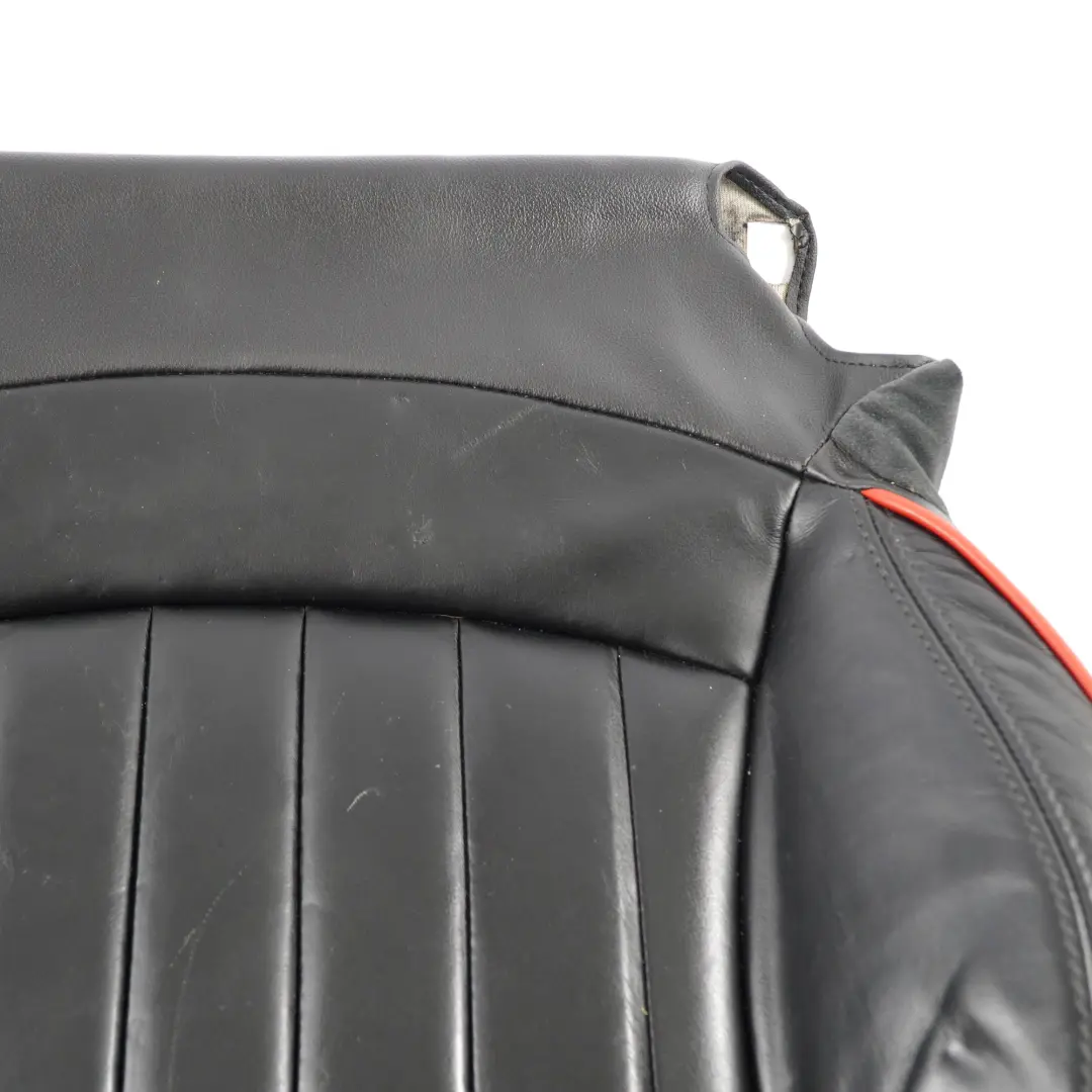 Seat Cover Heated Mini R56 R57 Front Right O/S JCW GP2 Sport Leather Black Red - SKU 7278632 - Part number 7278632