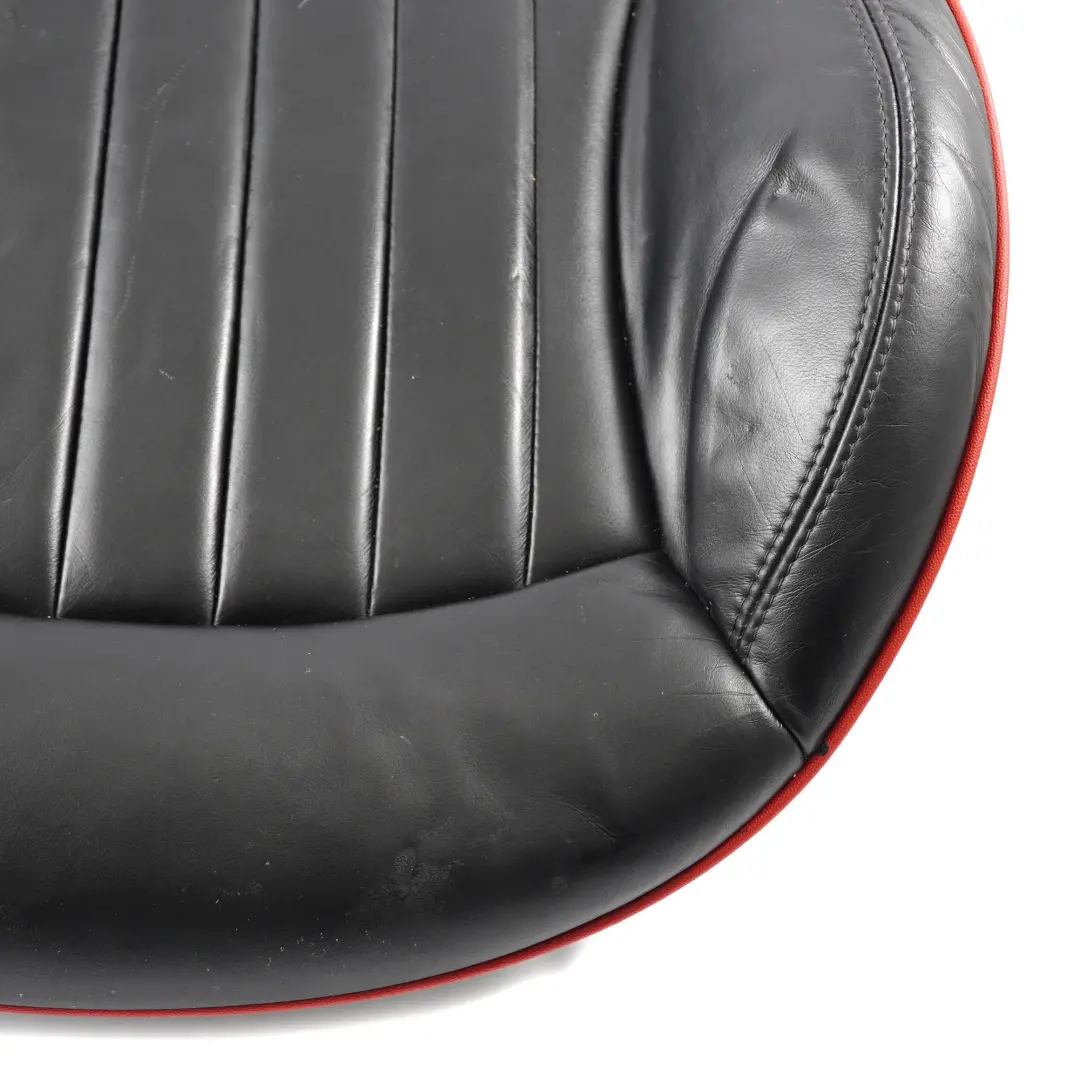 Seat Cover Heated Mini R56 R57 Front Right O/S JCW GP2 Sport Leather Black Red - SKU 7278632 - Part number 7278632