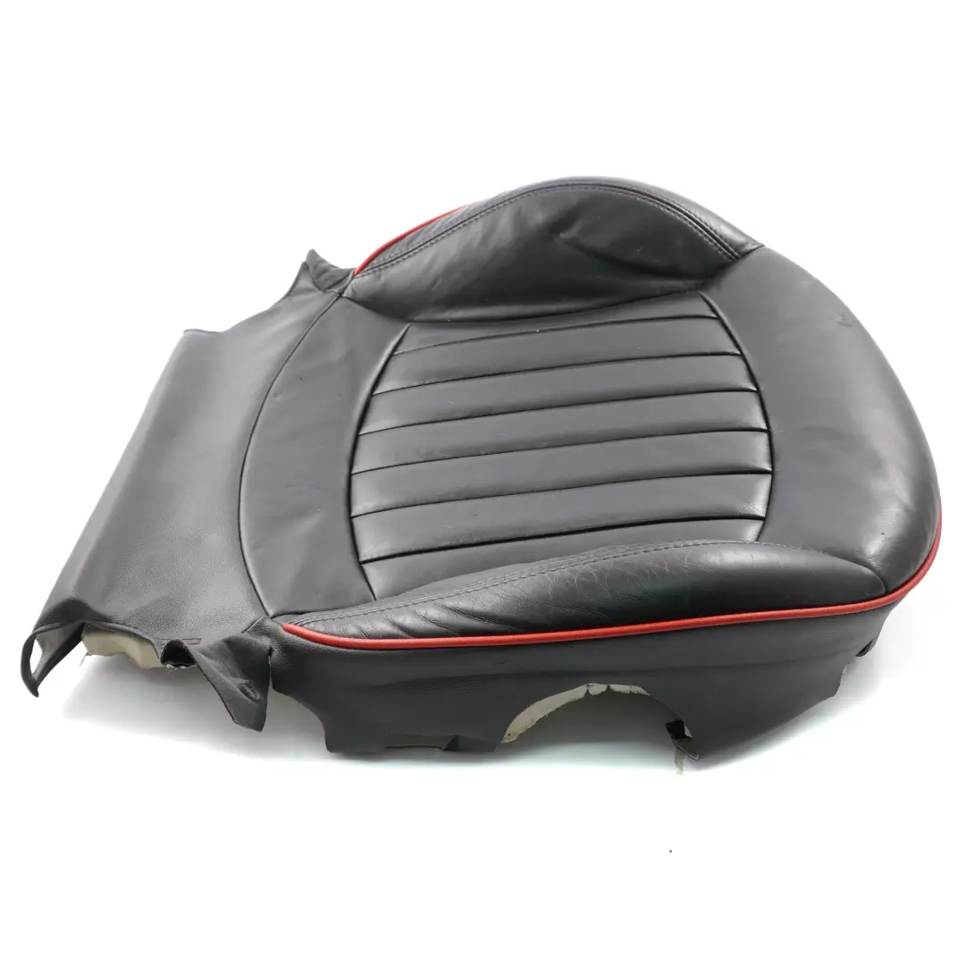 Seat Cover Heated Mini R56 R57 Front Right O/S JCW GP2 Sport Leather Black Red - SKU 7278632 - Part number 7278632