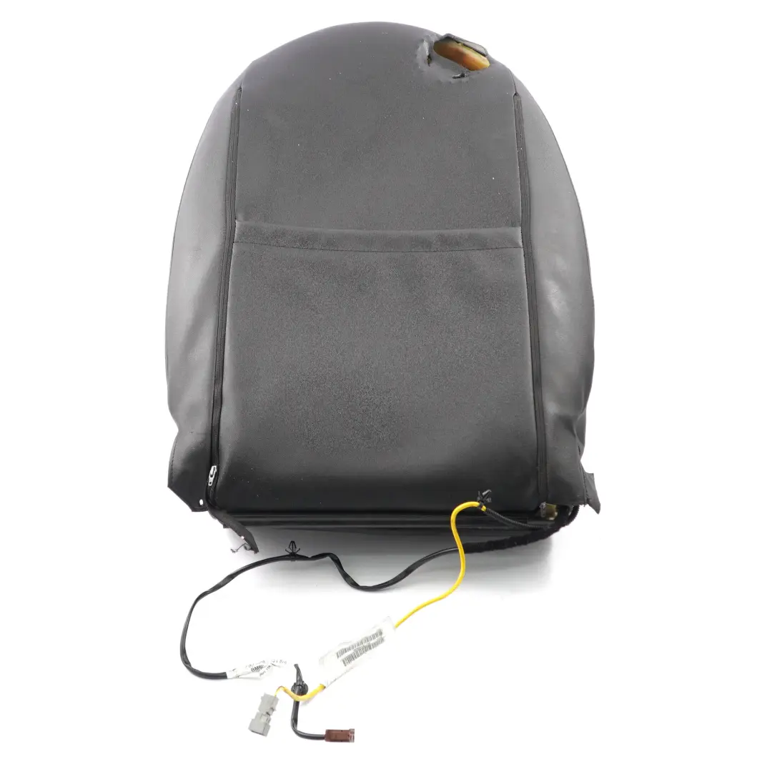 Schienale riscaldato anteriore destro JCW Sport Cover Pelle Nero per Mini R56 R57 con numero di parte 7278634 Mini R56 R57 Schienale riscaldato anteriore destro JCW Sport Cover Pelle Nero - SKU 7278634-1 - Numero di parte 7278634