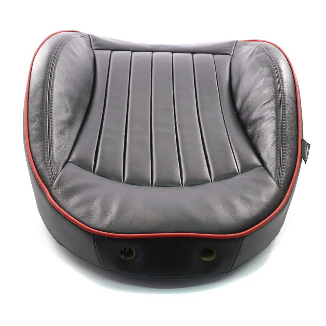 Seat Backrest Heated Mini R56 R57 Front Right O/S JCW Sport Cover Leather Black - SKU 7278634-1 - Part number 7278634