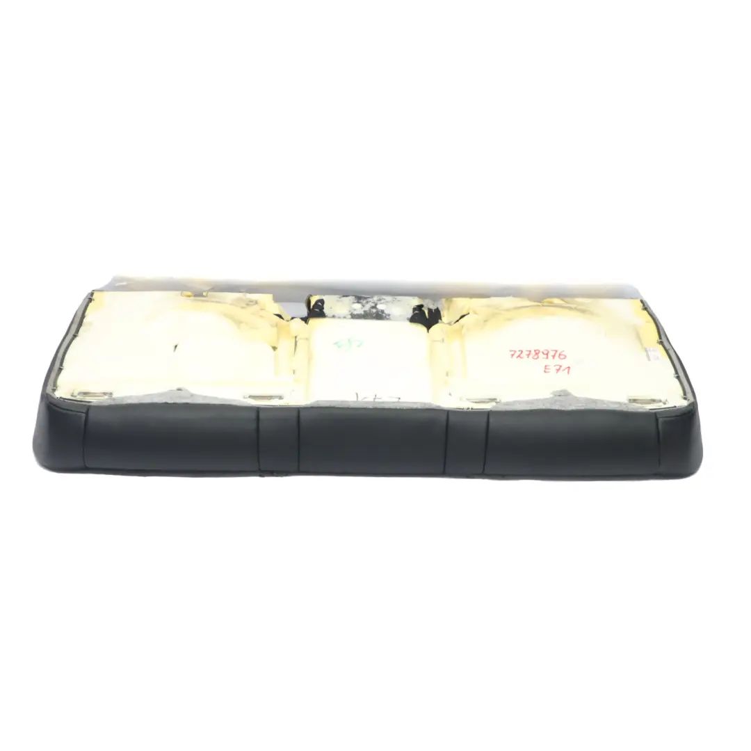 BMW X6 E71 Rücksitzbank Couch Sofa Schwarz Leder Nevada - SKU 7278976 - Teilenummer 7278976