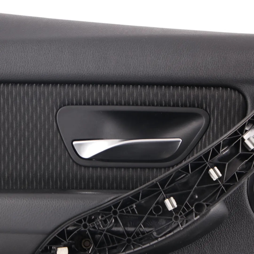 Front Left N/S Door Card Lining Panel Fabric Move Anthracite to BMW 3 F30 F31 with Part number 7279149 BMW 3 F30 F31 Front Left N/S Door Card Lining Panel Fabric Move Anthracite - SKU 7279149 - Part number 7279149