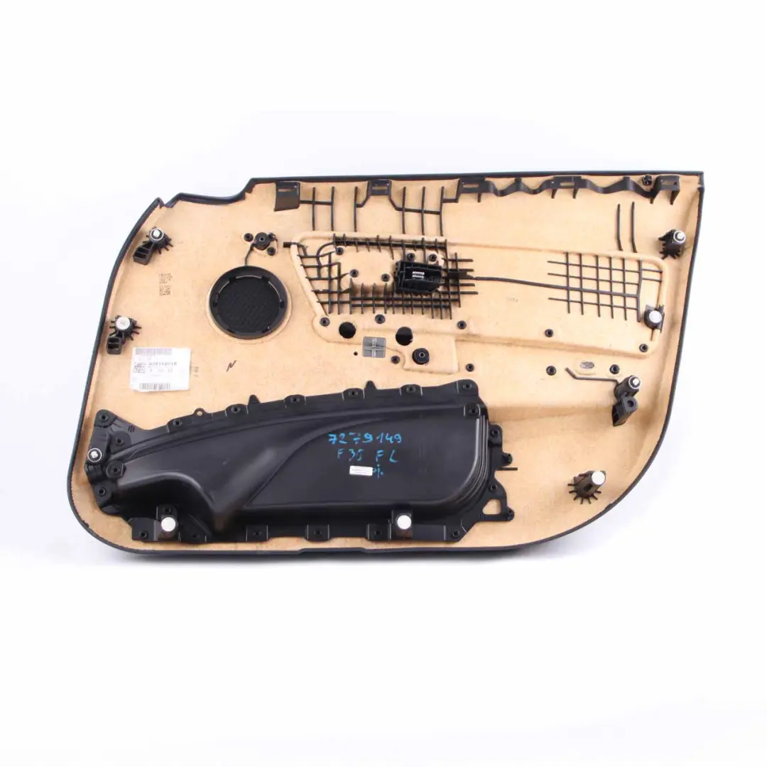 BMW 3 F30 F31 Vorne Links Türkarte Verkleidung Stoff Move Anthrazit - SKU 7279149 - Teilenummer 7279149