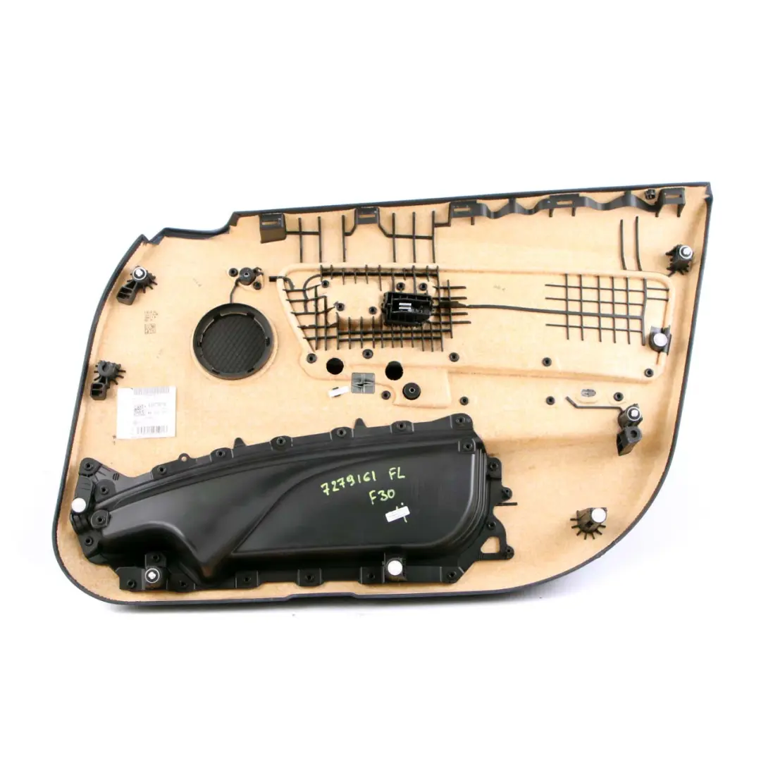 BMW F30 F31 Carte Porte Avant Gauche N/S Panneau Revêtement Cuir Noir Dakota - SKU 7279161 - Numéro de pièce 7279161