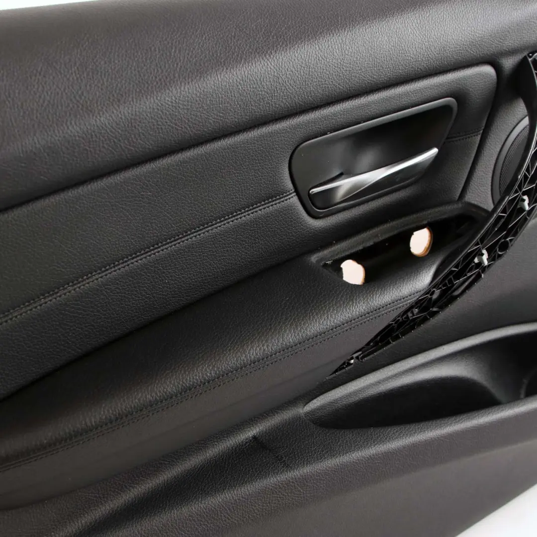BMW F30 F31 Türkarte Vorne Links N/S Verkleidung Panel Schwarz Leder Dakota - SKU 7279161 - Teilenummer 7279161