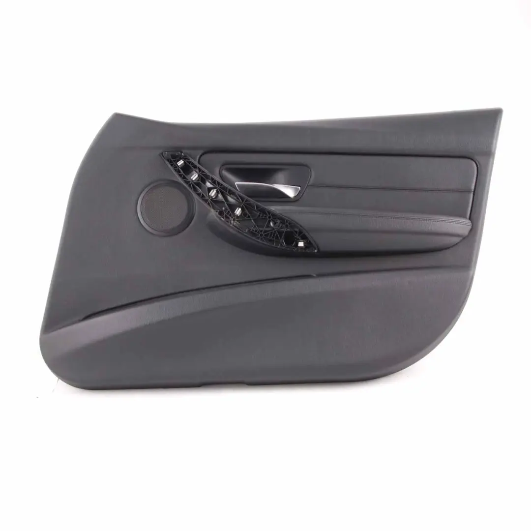 Door Card BMW F30 F31 Front Right O/S Door Lining Trim Panel Black Leather to with Part number 7279162 Door Card BMW F30 F31 Front Right O/S Door Lining Trim Panel Black Leather - SKU 7279162 - Part number 7279162