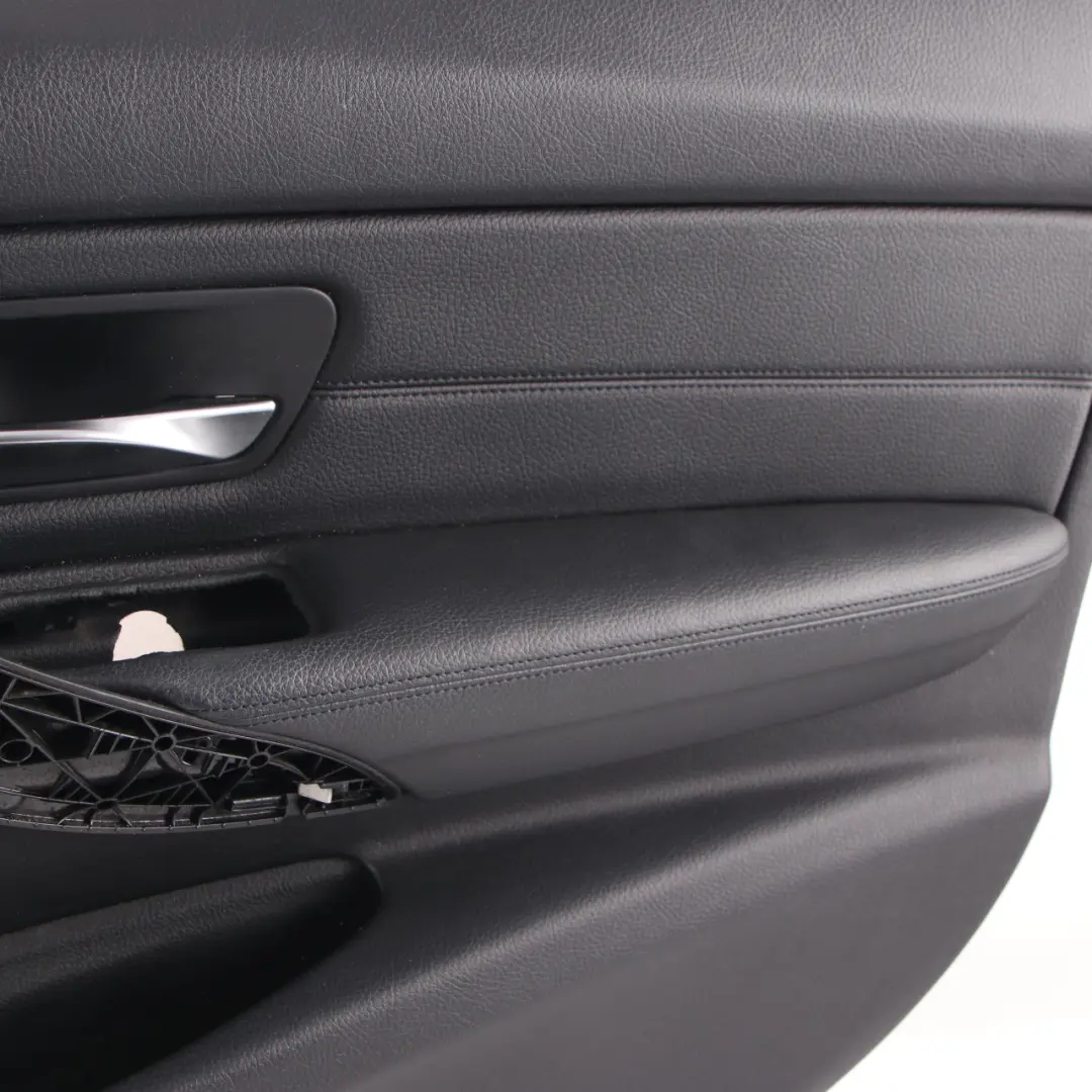 Door Card BMW F30 F31 Front Right O/S Door Lining Trim Panel Black Leather to with Part number 7279162 Door Card BMW F30 F31 Front Right O/S Door Lining Trim Panel Black Leather - SKU 7279162 - Part number 7279162