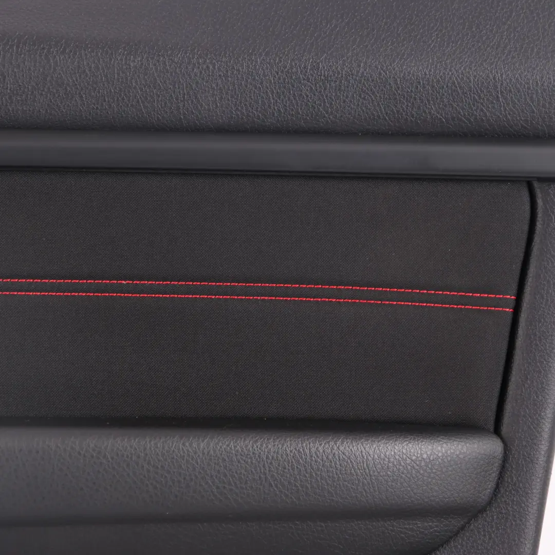 BMW F30 F31 Door Card Front Right O/S Lining Panel Cloth Anthracite Red - SKU 7279186 - Part number 7279186