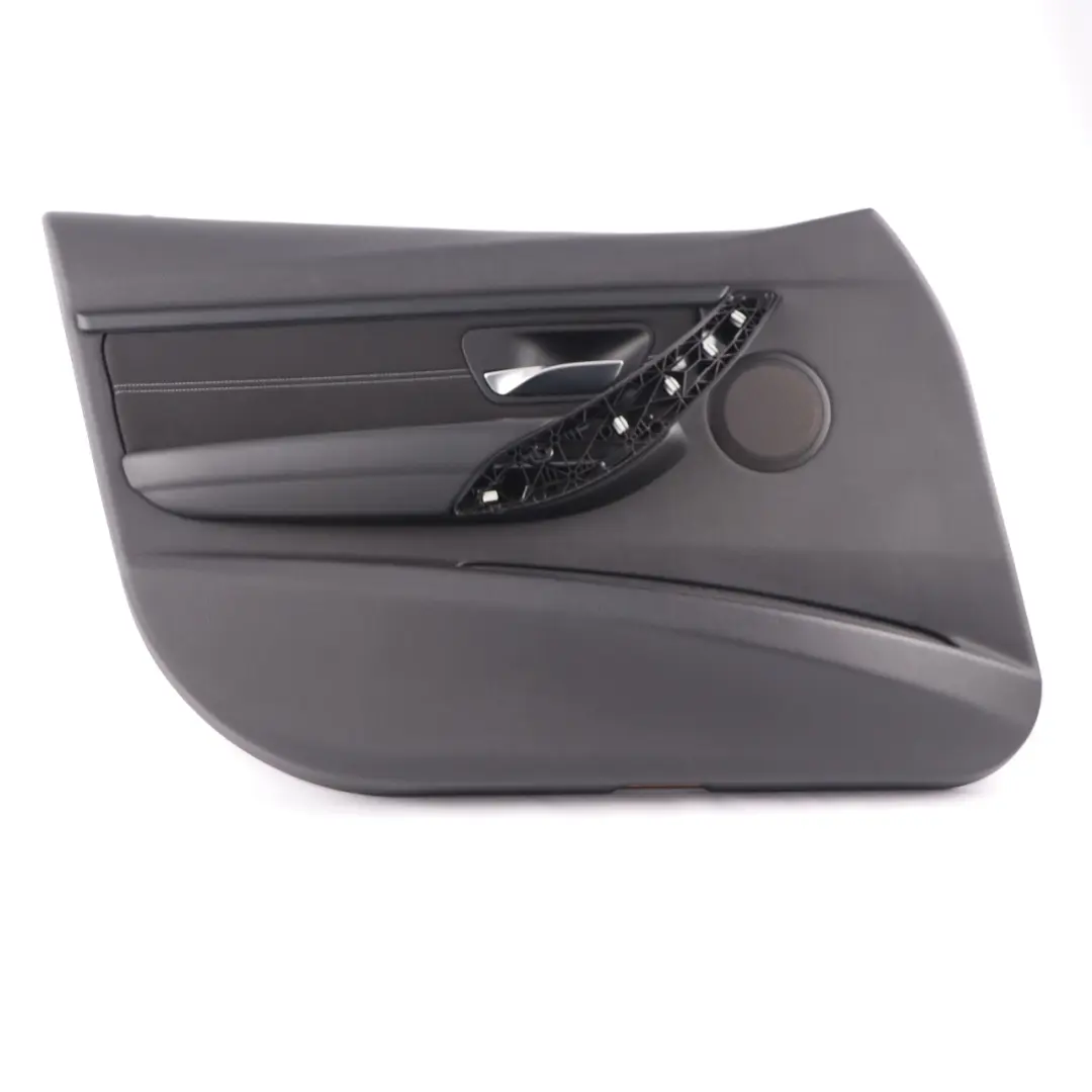 Door Card Front Left N/S Lining Panel Fabric Anthracite Grey to BMW F30 F31 with Part number 7279187 BMW F30 F31 Door Card Front Left N/S Lining Panel Fabric Anthracite Grey - SKU 7279187 - Part number 7279187