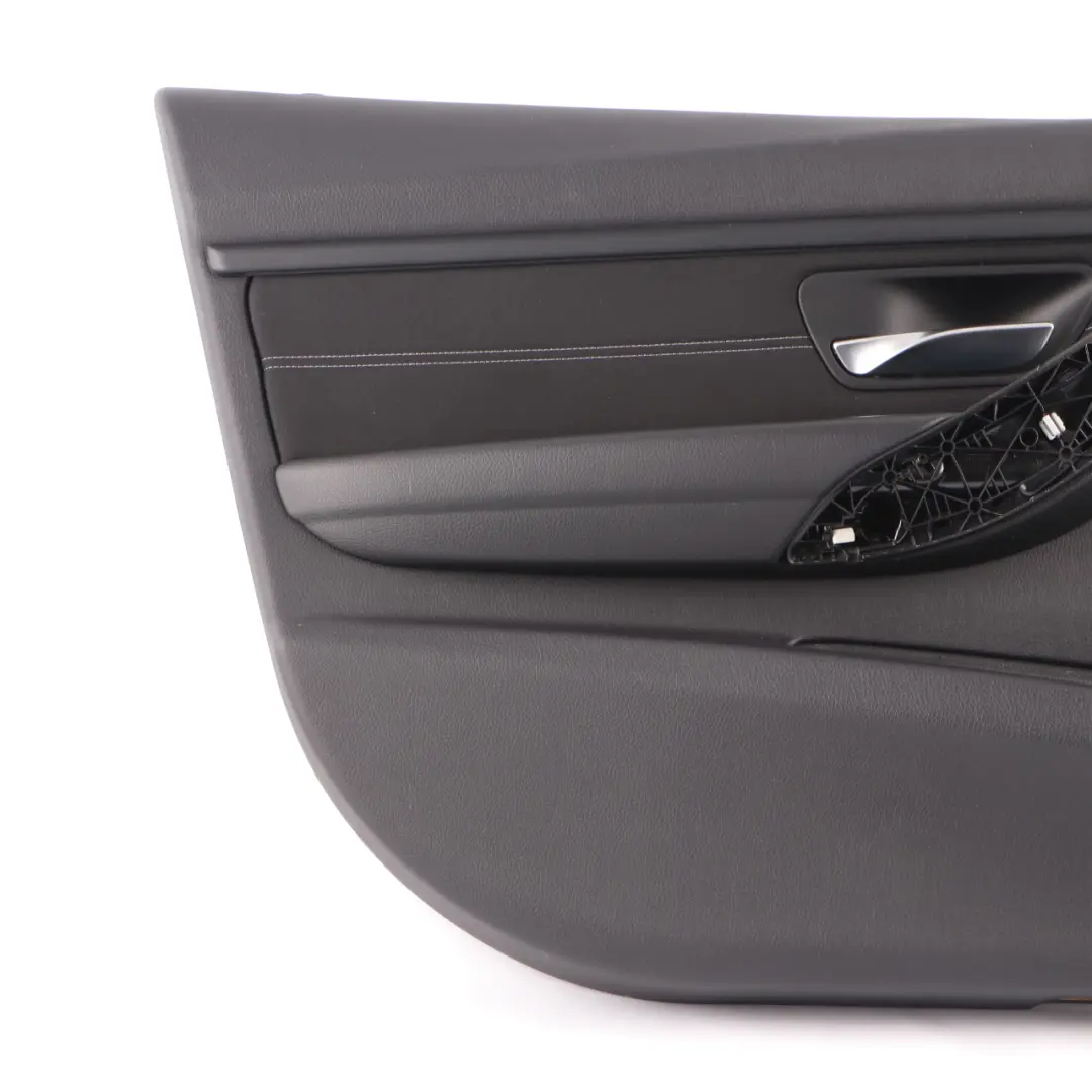 Door Card Front Left N/S Lining Panel Fabric Anthracite Grey to BMW F30 F31 with Part number 7279187 BMW F30 F31 Door Card Front Left N/S Lining Panel Fabric Anthracite Grey - SKU 7279187 - Part number 7279187