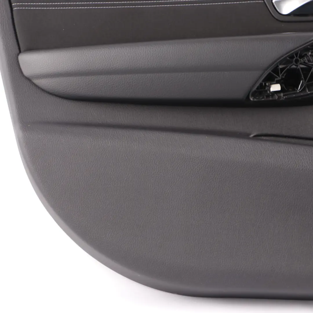 Door Card Front Left N/S Lining Panel Fabric Anthracite Grey to BMW F30 F31 with Part number 7279187 BMW F30 F31 Door Card Front Left N/S Lining Panel Fabric Anthracite Grey - SKU 7279187 - Part number 7279187