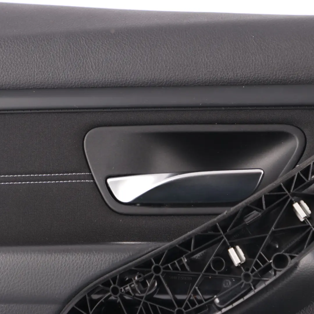 Door Card Front Left N/S Lining Panel Fabric Anthracite Grey to BMW F30 F31 with Part number 7279187 BMW F30 F31 Door Card Front Left N/S Lining Panel Fabric Anthracite Grey - SKU 7279187 - Part number 7279187