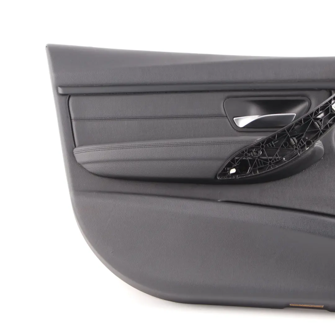BMW F30 F31 Türverkleidung Vorne Links Abdeckung Schwarz Leder - SKU 7279193-1 - Teilenummer 7279193