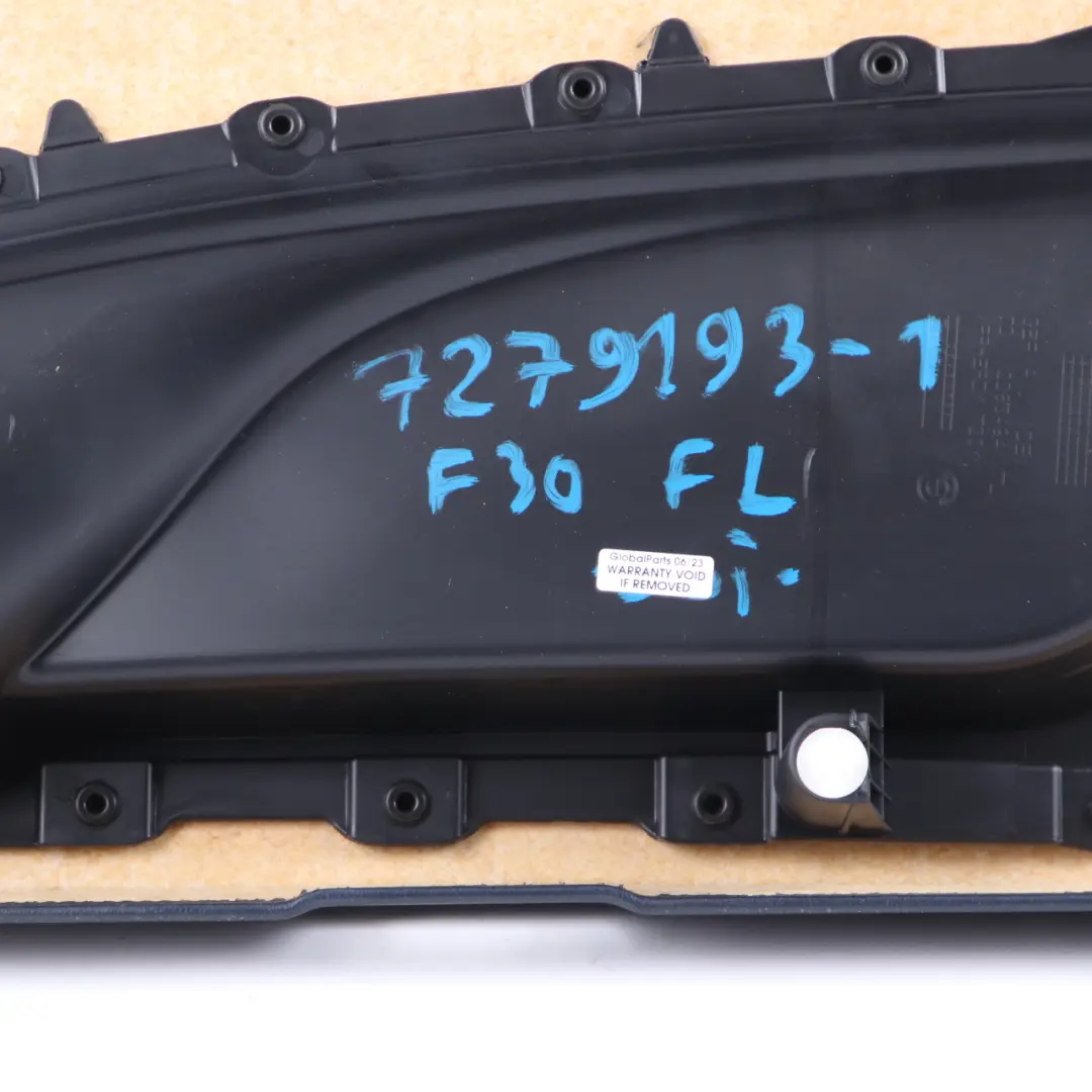 BMW F30 F31 Türverkleidung Vorne Links Abdeckung Schwarz Leder - SKU 7279193-1 - Teilenummer 7279193