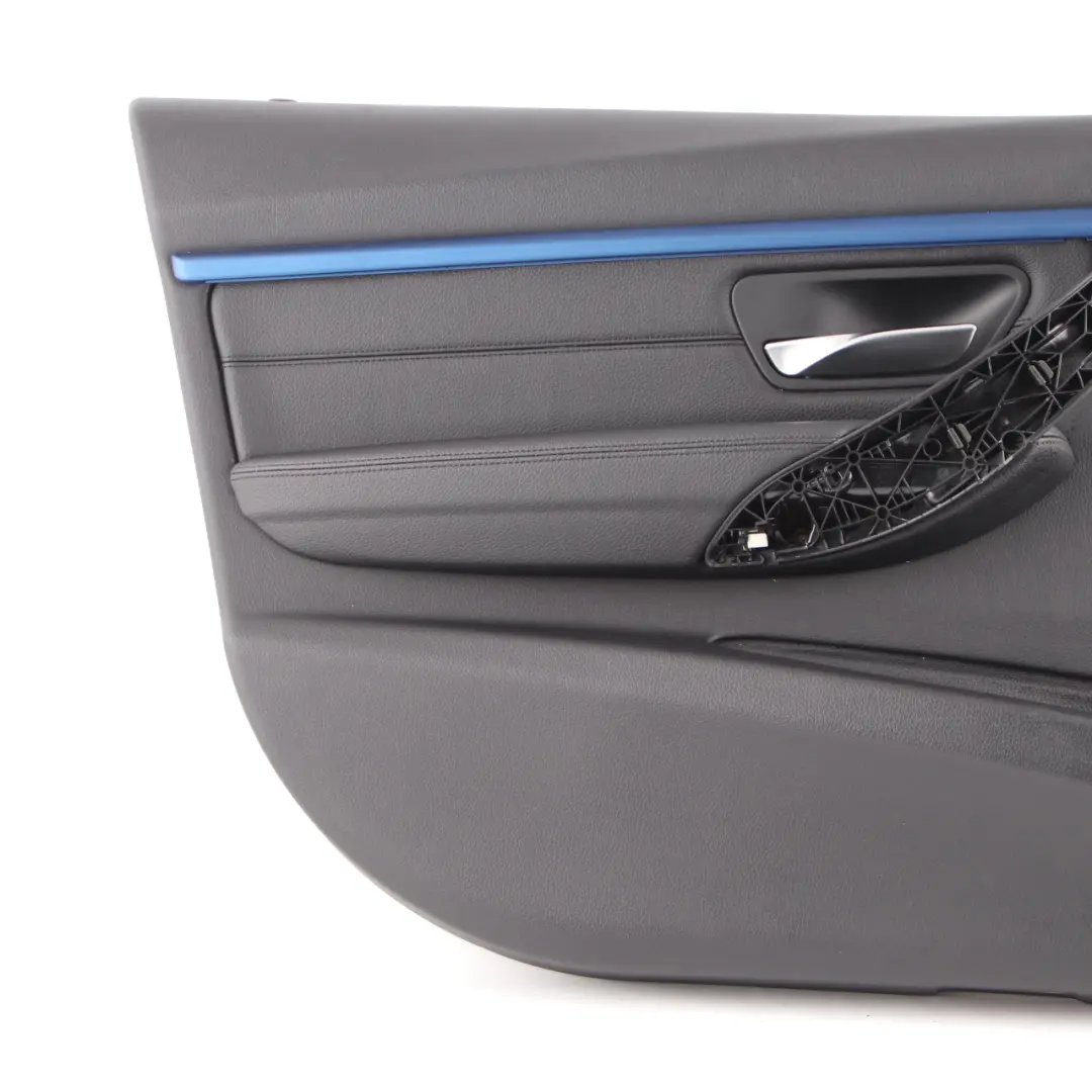 BMW F30 F31 Carte de Porte Avant Panneau Doublure Porte Gauche Housse Cuir Noir - SKU 7279193-2 - Numéro de pièce 7279193
